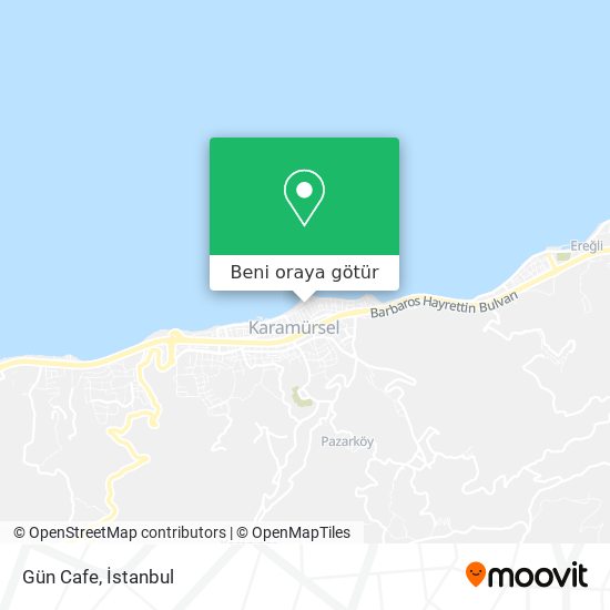 Gün Cafe harita