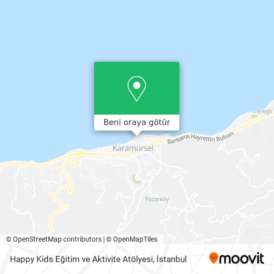 Happy Kids Eğitim ve Aktivite Atölyesi harita