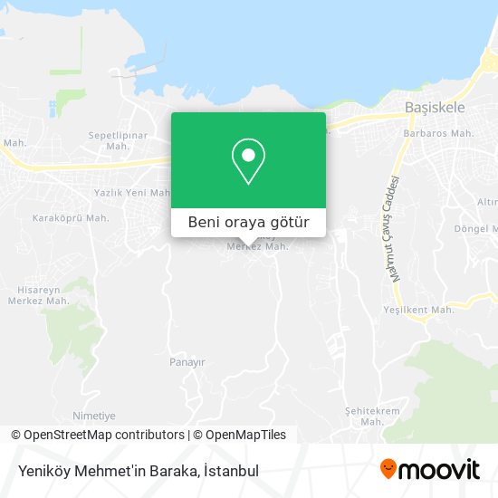 Yeniköy Mehmet'in Baraka harita