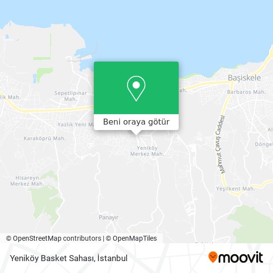 Yeniköy Basket Sahası harita