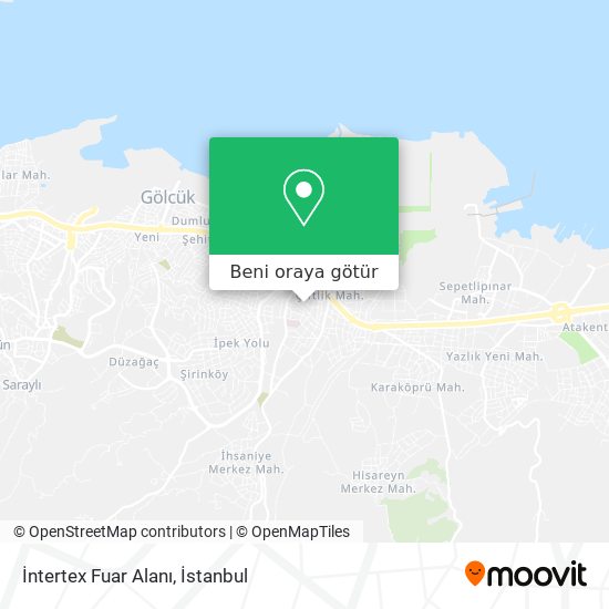 İntertex Fuar Alanı harita