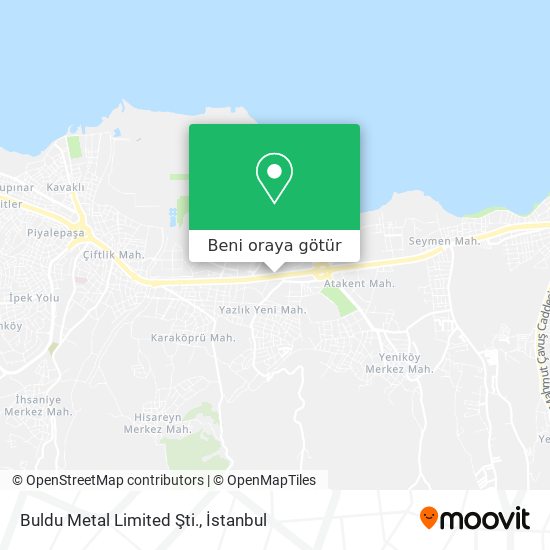 Buldu Metal Limited Şti. harita