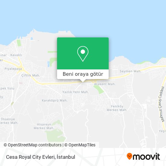Cesa Royal City Evleri harita