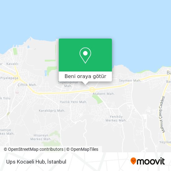 Ups Kocaeli Hub harita