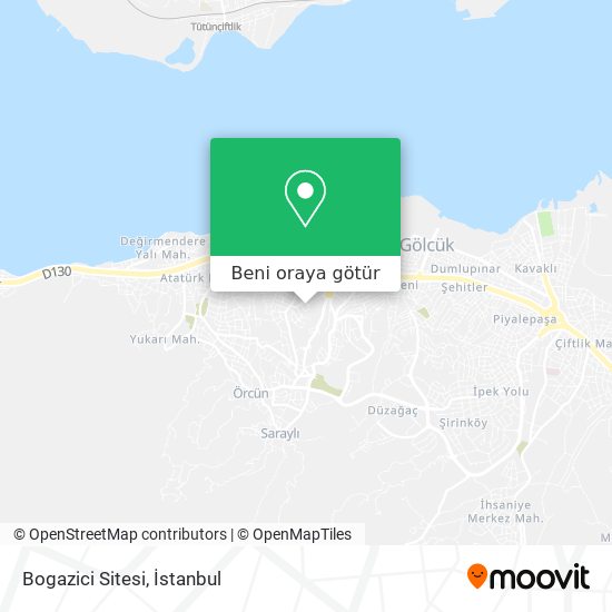 Bogazici Sitesi harita