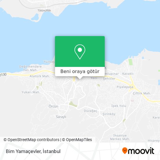 Bim Yamaçevler harita