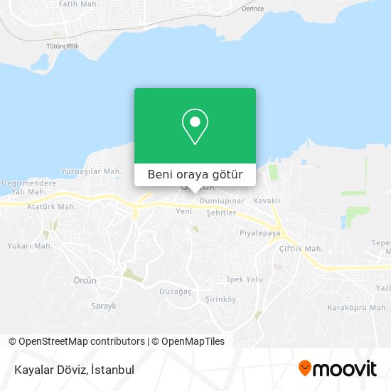 Kayalar Döviz harita