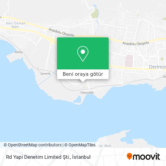 Rd Yapi Denetim Limited Şti. harita
