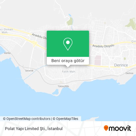 Polat Yapı Limited Şti. harita