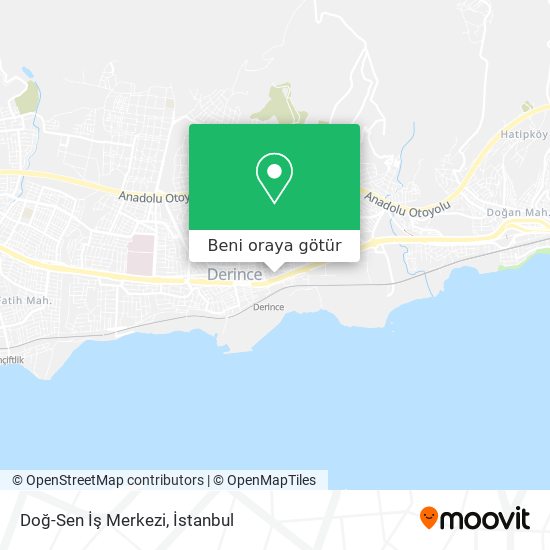 Doğ-Sen İş Merkezi harita