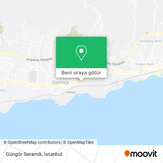 Güngör Seramik harita