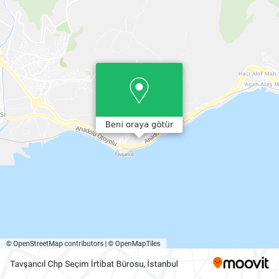 Tavşancıl Chp Seçim İrtibat Bürosu harita