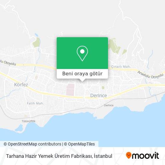 Tarhana Hazir Yemek Üretim Fabrikası harita