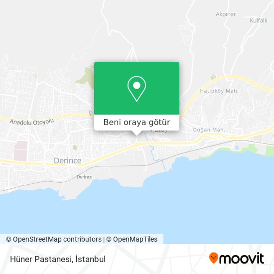 Hüner Pastanesi harita