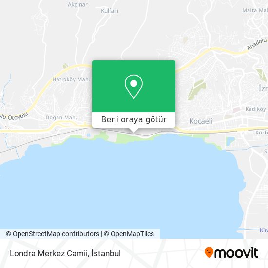 Londra Merkez Camii harita