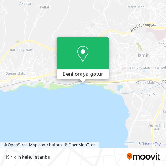 Kırık İskele harita