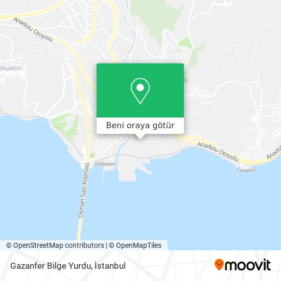 Gazanfer Bilge Yurdu harita