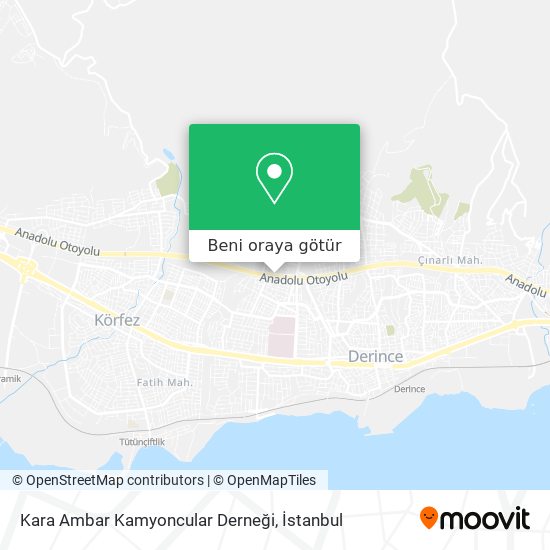 Kara Ambar Kamyoncular Derneği harita