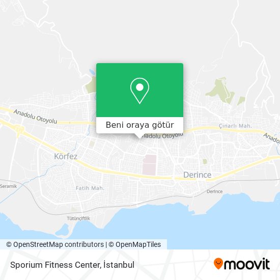 Sporium Fitness Center harita