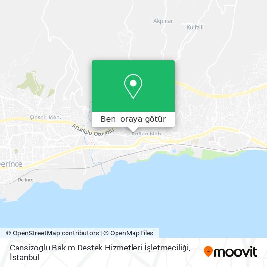 Cansizoglu Bakım Destek Hizmetleri İşletmeciliği harita
