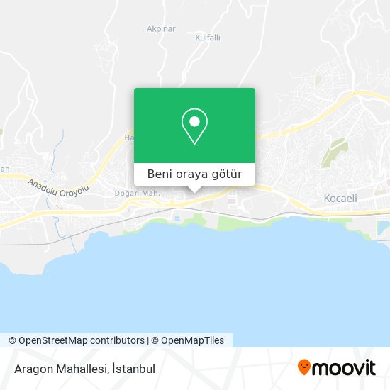 Aragon Mahallesi harita