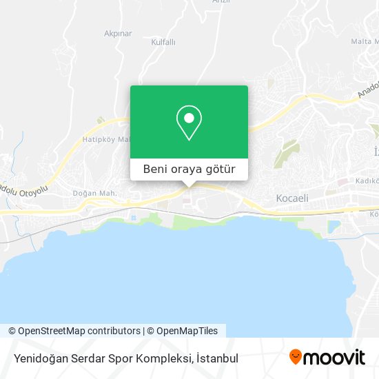 Yenidoğan Serdar Spor Kompleksi harita