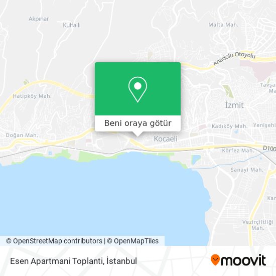 Esen Apartmani Toplanti harita