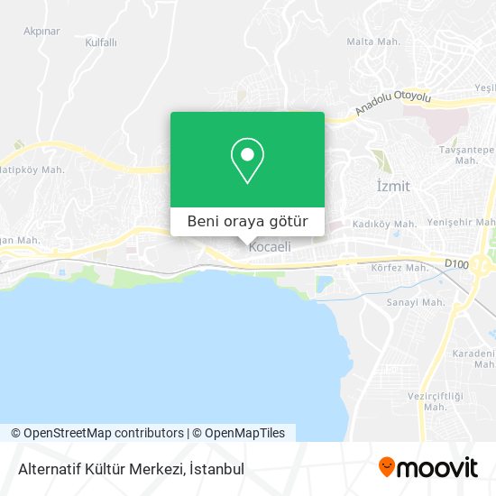 Alternatif Kültür Merkezi harita