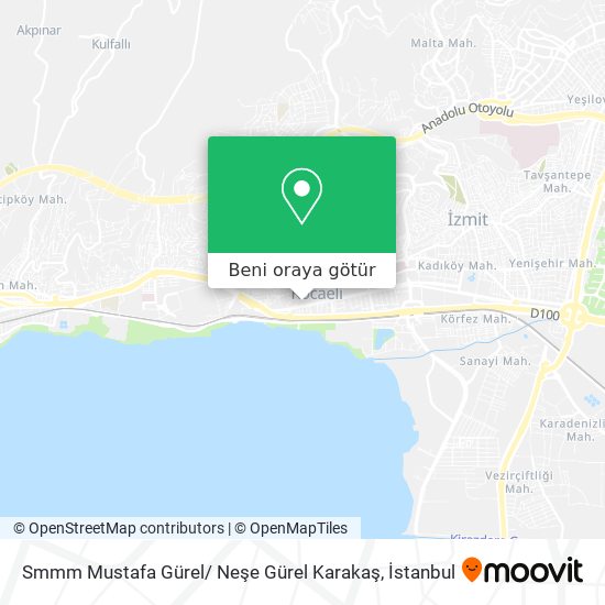 Smmm Mustafa Gürel/ Neşe Gürel Karakaş harita
