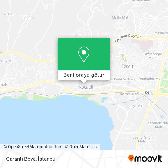 Garanti Bbva harita
