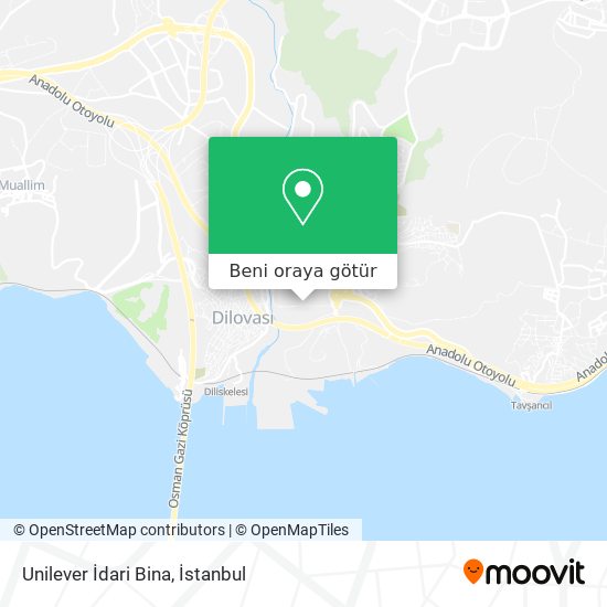 Unilever İdari Bina harita