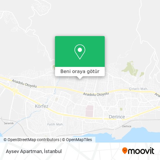 Aysev Apartman harita