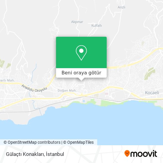 Gülaçtı Konakları harita