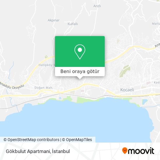 Gökbulut Apartmani harita