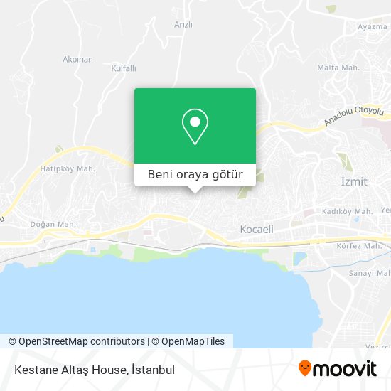 Kestane Altaş House harita
