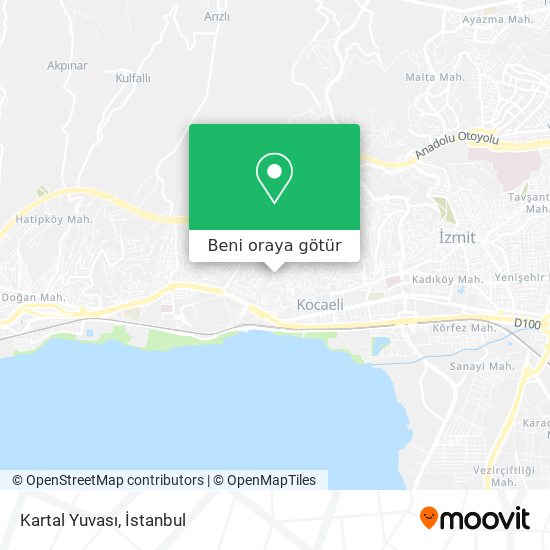 Kartal Yuvası harita