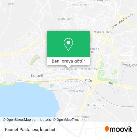 Kısmet Pastanesi harita
