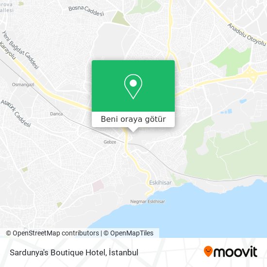 Sardunya's Boutique Hotel harita