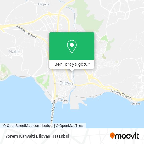 Yorem Kahvalti Dilovasi harita
