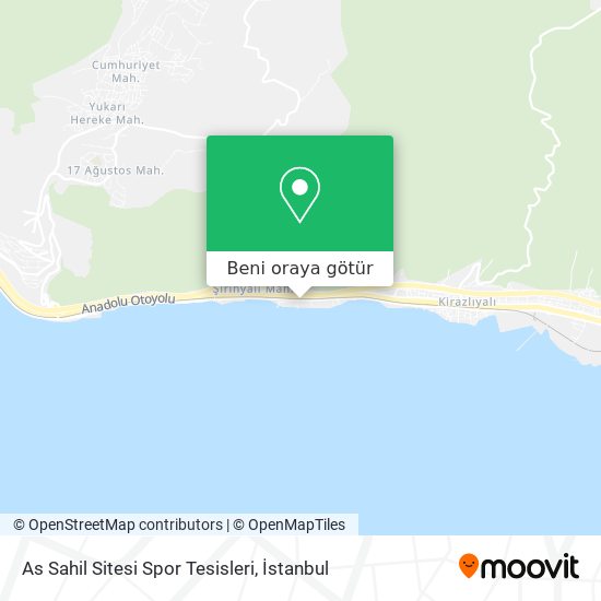 As Sahil Sitesi Spor Tesisleri harita