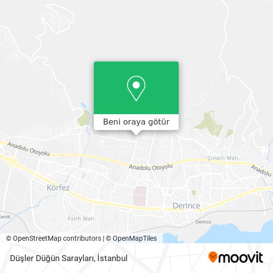 Düşler Düğün Sarayları harita