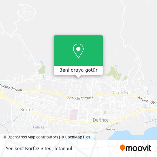 Yenikent Körfez Sitesi harita