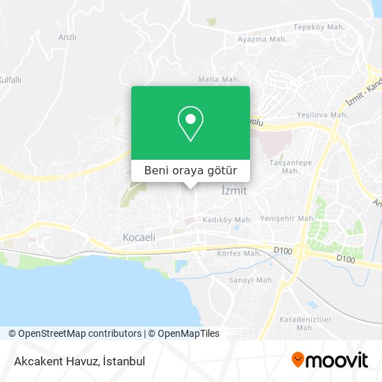 Akcakent Havuz harita