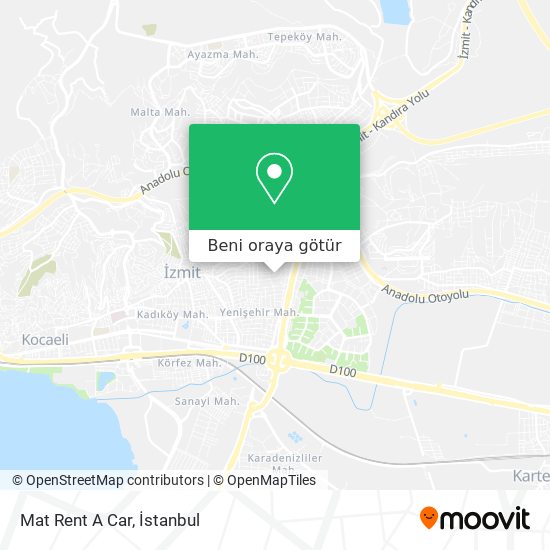Mat Rent A Car harita