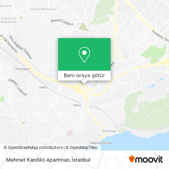 Mehmet Kandilci Apartman harita
