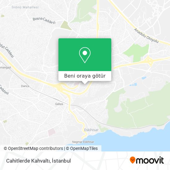 Cahitlerde Kahvaltı harita
