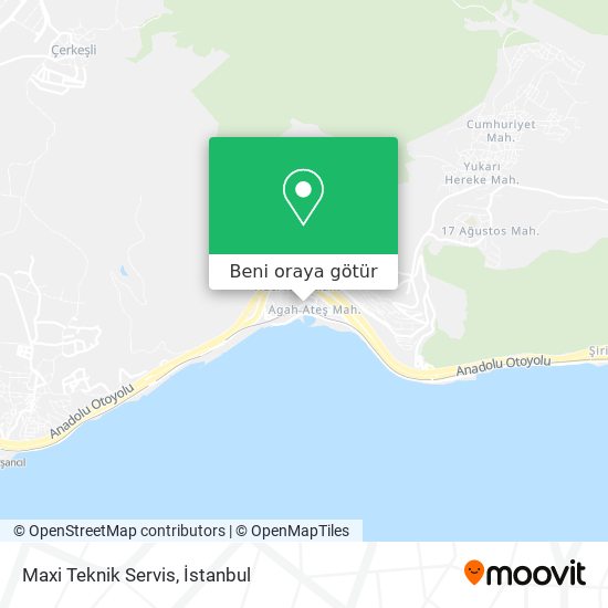 Maxi Teknik Servis harita