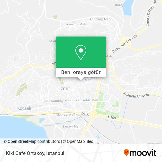 Kiki Cafe Ortaköy harita