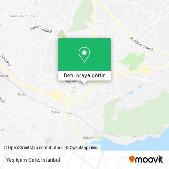 Yeşilçam Cafe harita
