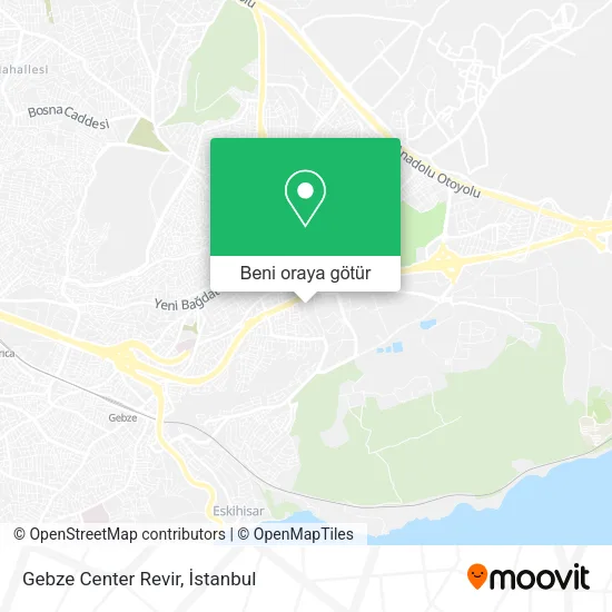 Gebze Center Revir harita